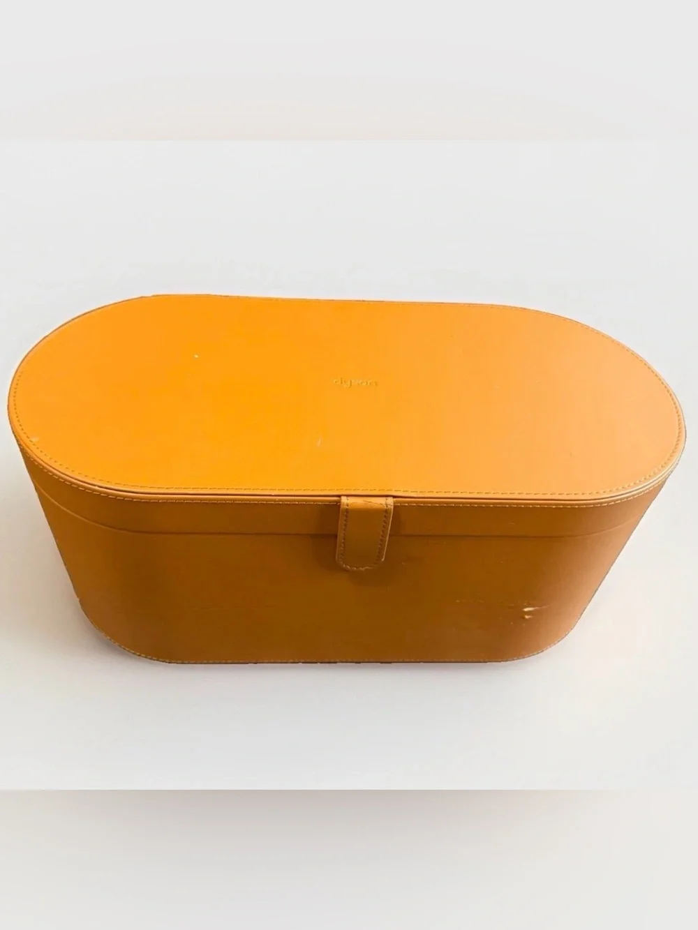 Dyson Airwrap Styler Leather Storage Hard Case Only Tan Brown